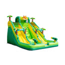 Inflatable Water Slide Park With Pool And Climbing Wall (SAK90736) - Saksby Wholesale - Front Right View