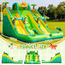 Inflatable Water Slide Park With Pool And Climbing Wall (SAK90736) - Saksby Wholesale - Product Size