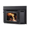 IRON STRIKE Montlake 300 Modern Wood Burning Fireplace Insert With High Density Firebrick  (HBG18103)-HBG