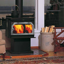 IRON STRIKE S160 Premium Wood Burning Stove With Traditional Black Door (HBG72045)-HBG