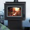 IRONSTRIKE GRANDVIEW Wood-Burning Stove with Air Boost Timer, 76K-100K BTU [GV230/300GL] (HBG58216) - HBG