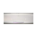 Jacuzzi  Arga 67" Classic Swirlpool Unique Size Whirlpool Bath [JAGF6735PCL6IPW] (SAK85401) - Saksby Wholesale - Control View
