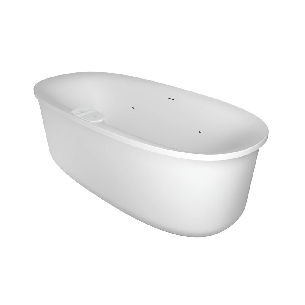 Jacuzzi Arga Unique Size Freestanding Whirlpool Bath (SAK85921) - Saksby Wholesale - Front Right View