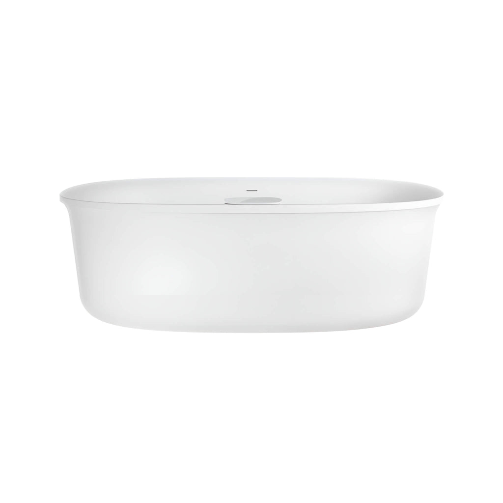 Jacuzzi Arga Unique Size Freestanding Whirlpool Bath (SAK85921) - Saksby Wholesale - Front View