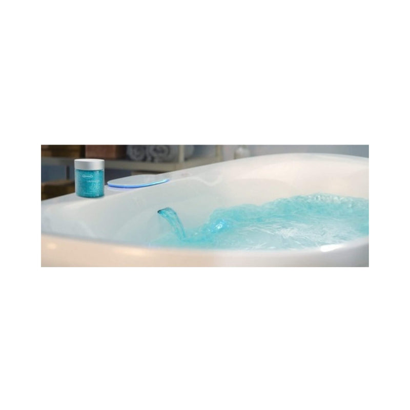 Jacuzzi Arga Unique Size Freestanding Whirlpool Bath (SAK85921) - Saksby Wholesale - With Blue Water View