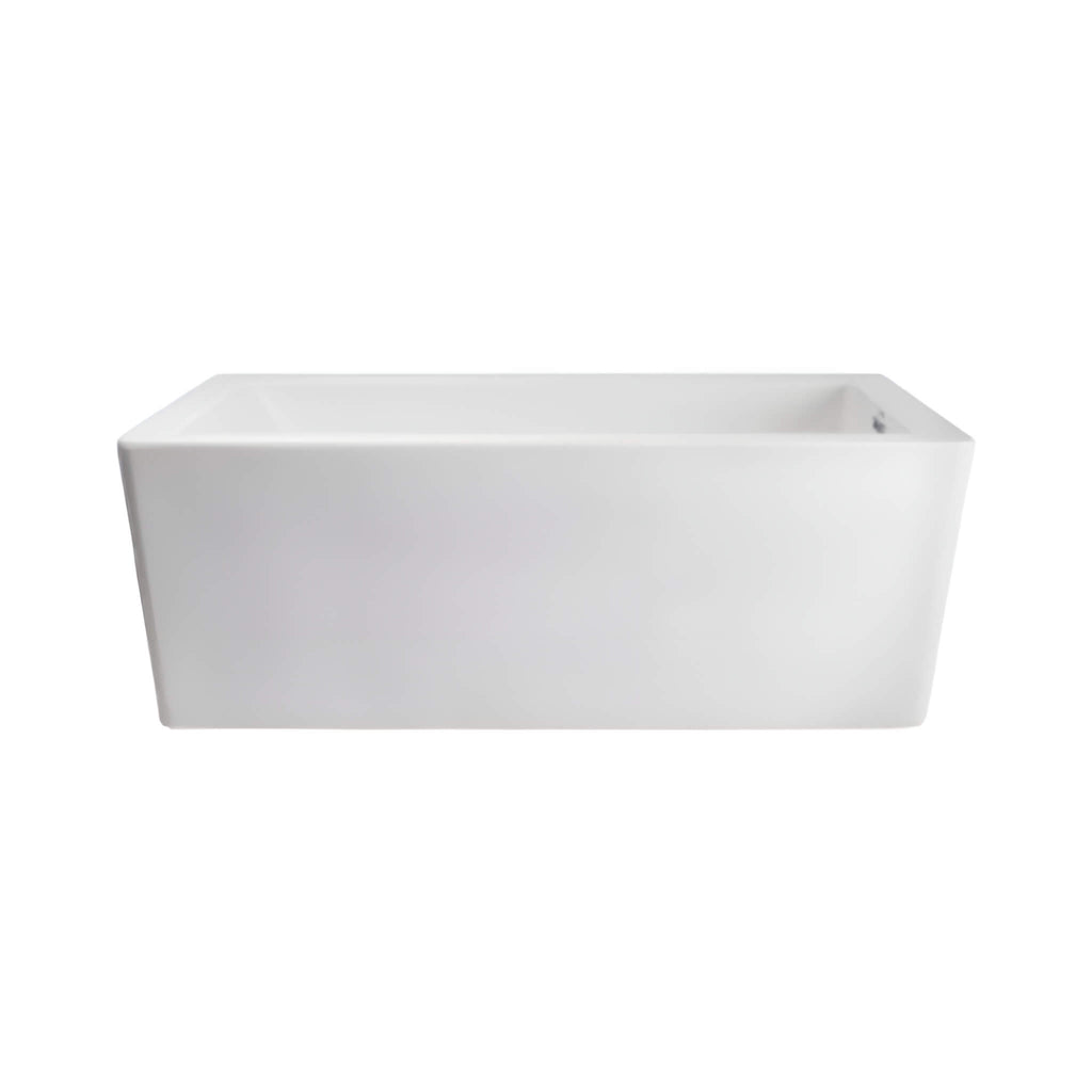 Jacuzzi Bianca 66" Acrylic Freestanding Soaking Tub [JBIF6636BUXXXXW] (SAK24931) - Saksby Wholesale - Front View