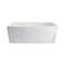 Jacuzzi Bianca 66" Acrylic Freestanding Soaking Tub [JBIF6636BUXXXXW] (SAK24931) - Saksby Wholesale - Front View