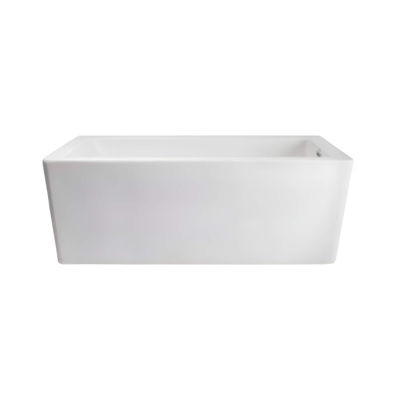Jacuzzi Bianca 66" Acrylic Freestanding Soaking Tub [JBIF6636BUXXXXW] (SAK24931) - Saksby Wholesale - Front View