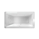 Jacuzzi Bianca 66" Whirlpool Bath [JBIF6636WUR2CPWW] (SAK41632) - Saksby Wholesale - Top View