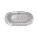 Jacuzzi Bravo 66" Freestanding Air Tub [JBRF6636ACX2XXW] (SAK95865) - Saksby Wholesale - Top View