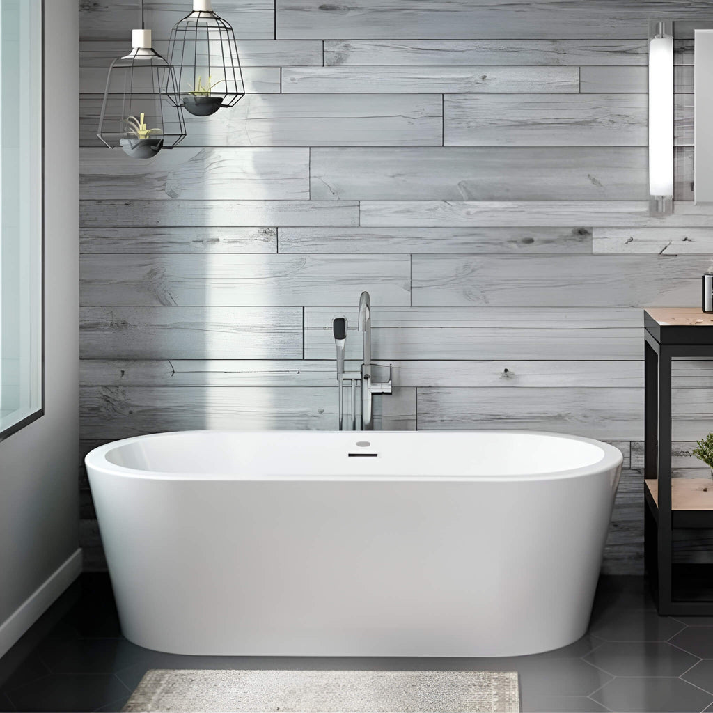 Jacuzzi Celeste 70" Freestanding Ergonomic Soaking Tub [JCEF7032BCXXXXW] (SAK50243) - Saksby Wholesale - Lifestyle View