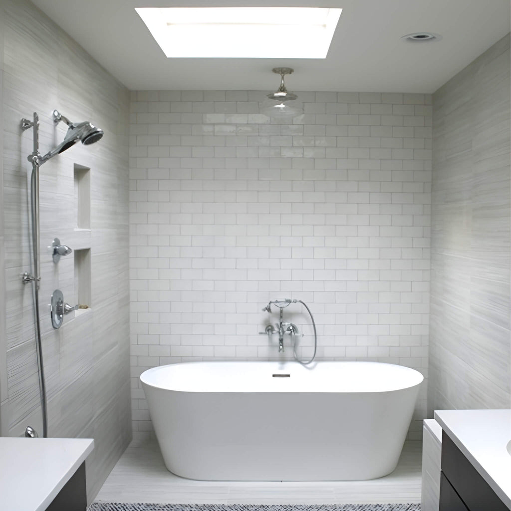 Jacuzzi Celeste 70" Freestanding Ergonomic Soaking Tub [JCEF7032BCXXXXW] (SAK50243) - Saksby Wholesale - Lifestyle View