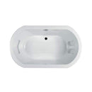 Jacuzzi Duetta 66" Air Tub With 360 Air Flow System [JDUE6636ACR4CXW] (SAK68942) - Saksby Wholesale - Top View