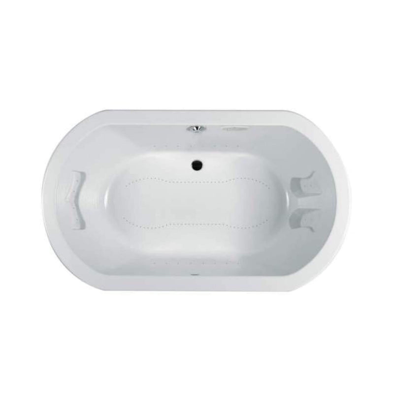 Jacuzzi Duetta 66" Air Tub With 360 Air Flow System [JDUE6636ACR4CXW] (SAK68942) - Saksby Wholesale - Top View