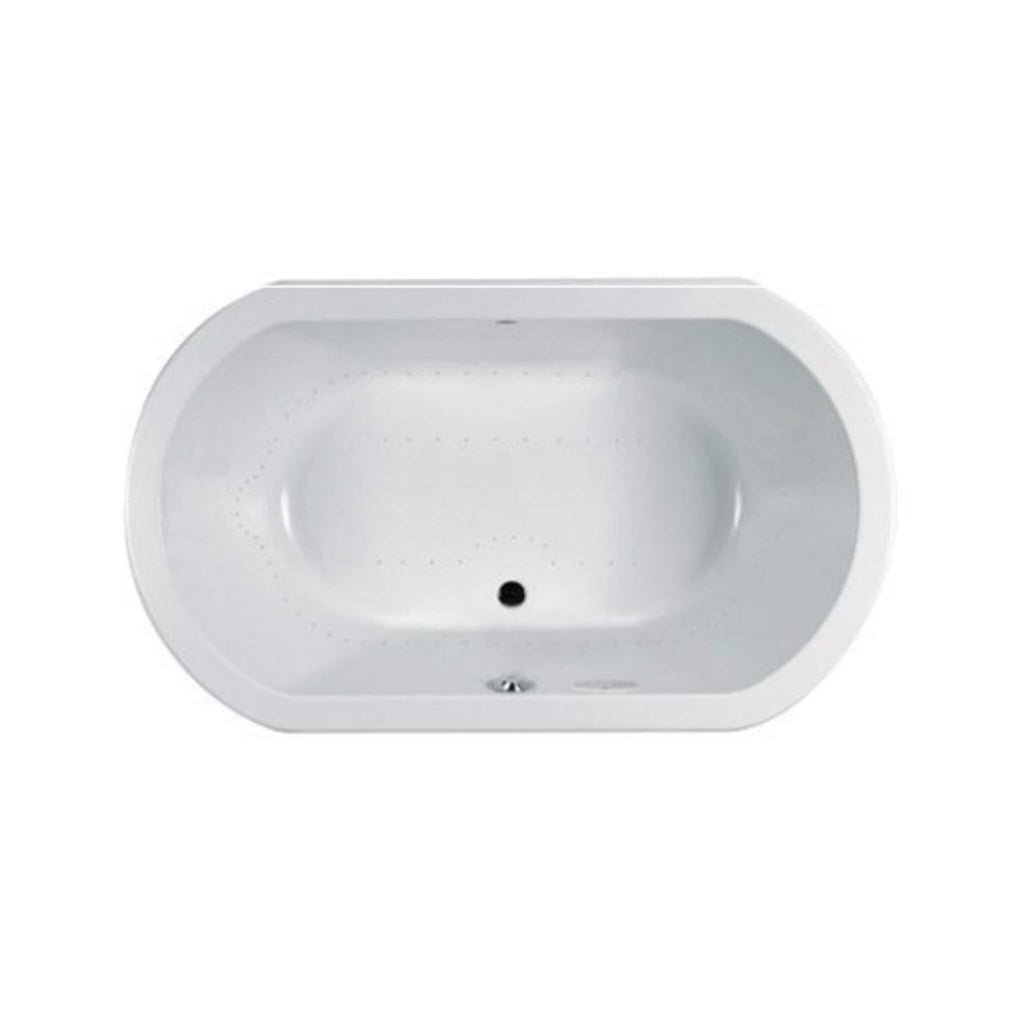 Jacuzzi Duetta 72" Premium Undermount Air Tub With J4 Luxury Control System [JDUE7242ACR4CXW] (SAK65178) - Saksby Wholesale - Top View
