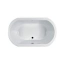 Jacuzzi Duetta 72" Premium Undermount Air Tub With J4 Luxury Control System [JDUE7242ACR4CXW] (SAK65178) - Saksby Wholesale - Top View