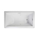 Jacuzzi Elara 60" Drop In Whirlpool Bath [JELL6036WLR2HXWW/YY] (SAK52732) - Saksby Wholesale - Top View