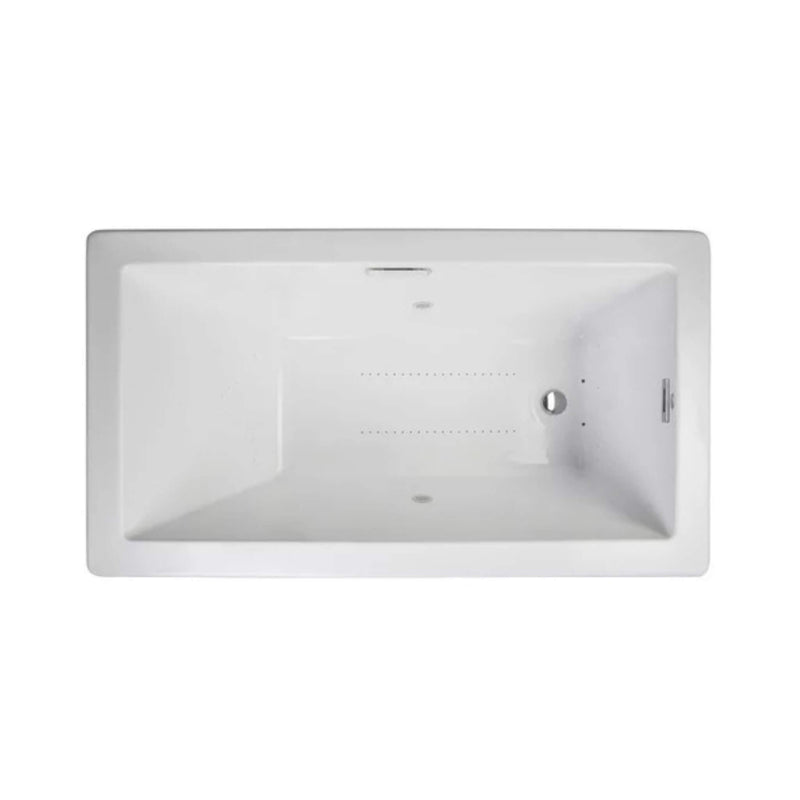 Jacuzzi Elara 60" Drop In Whirlpool Bath [JELL6036WLR2HXWW/YY] (SAK52732) - Saksby Wholesale - Top View