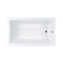 Jacuzzi Elara 72" Drop In Air Tub With Right Drain [JELA7236ARL4CXW] (SAK38076) - Saksy Wholesale - Top View