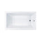 Jacuzzi Elara 72" Drop In Air Tub With Right Drain [JELA7236ARL4CXW] (SAK38076) - Saksy Wholesale - Top View