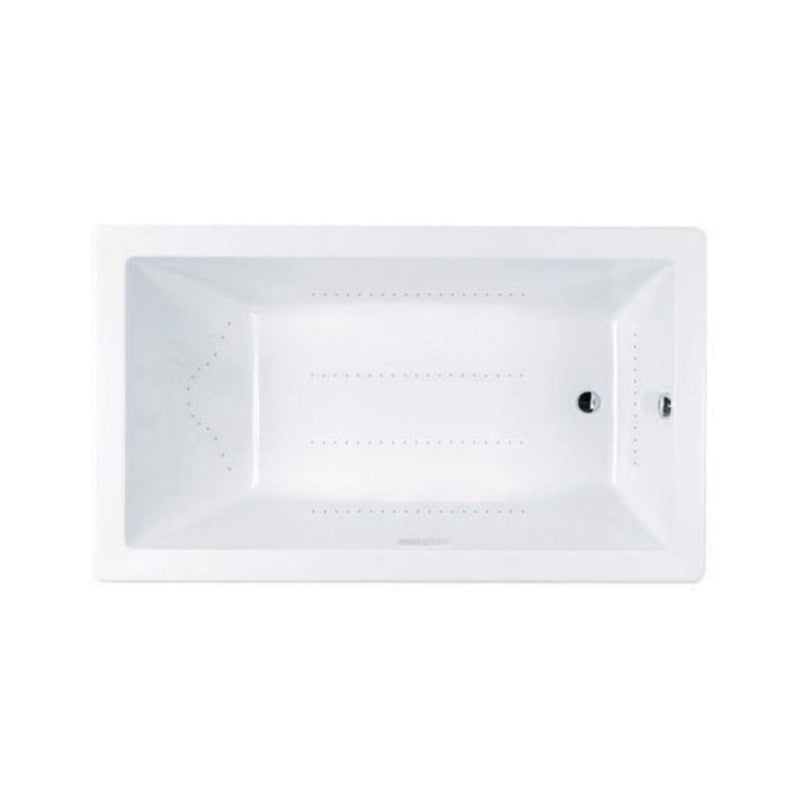 Jacuzzi Elara 72" Drop In Air Tub With Right Drain [JELA7236ARL4CXW] (SAK38076) - Saksy Wholesale - Top View