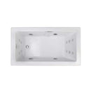Jacuzzi Elara 72" Rectangle Acrylic Drop-In Whirlpool Bath (SAK18546) - Saksby Wholesale - Top View