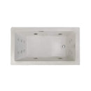 Jacuzzi Elara 72"x42" Drop In Whirlpool Bath With 10 AccuPro Jet (SAK32651) - Saksby Wholesale - Oyster View