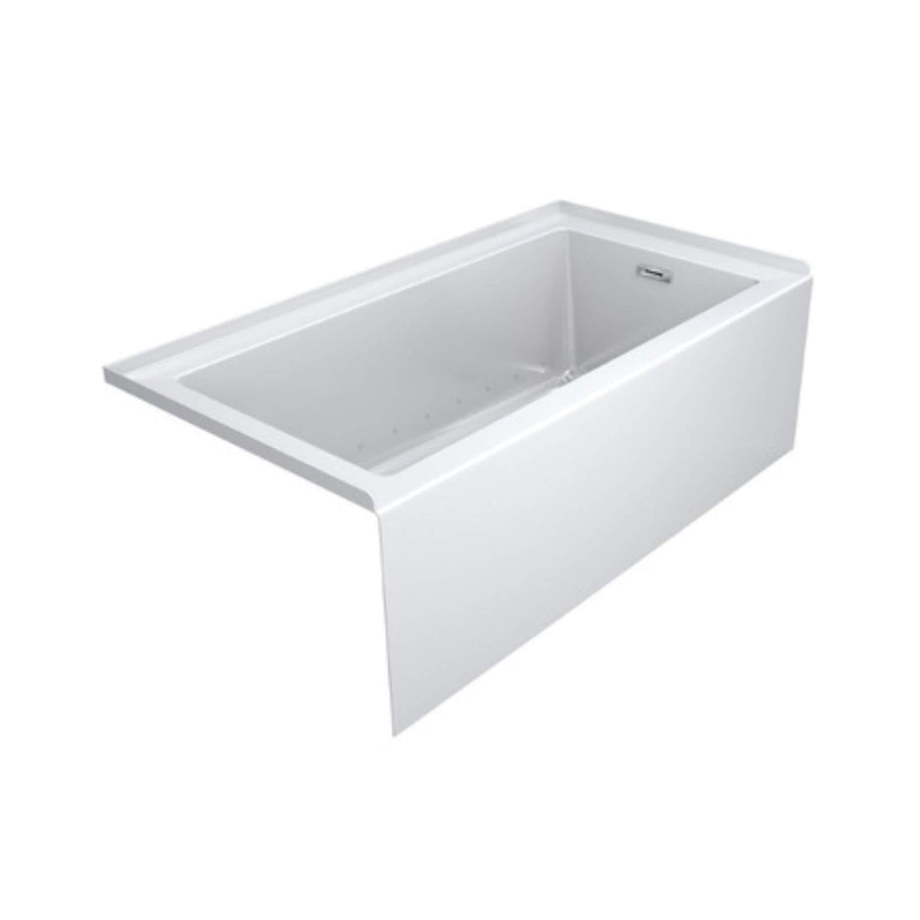 Jacuzzi Linea 3 Wall Alcove 60" Acrylic Air Tub With Right Drain [JLNS6032ARL2XXW] (SAK26305) - Saksby Wholesale - Right View
