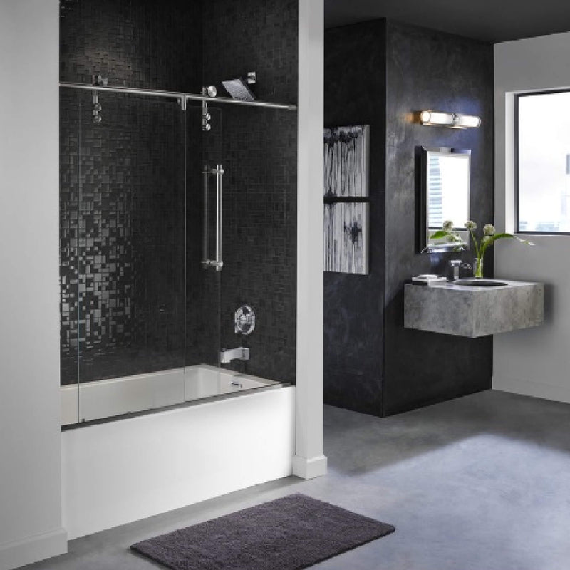 Jacuzzi Linea 3 Wall Alcove 60" Air Tub [JLNS6032ALR2XXW] (SAK35624) - Saksby Wholesale - Bathroom View