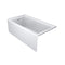 Jacuzzi Linea 3 Wall Alcove 60" Air Tub [JLNS6032ALR2XXW] (SAK35624) - Saksby Wholesale - Front Right View
