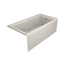 Jacuzzi Linea 60" Luxury 3 Wall Alcove Whirlpool Bath With 8 Adjustable Whirlpool Jets [JLNS6032WRL2XXWW] (SAK19326) - Saksy Wholesale - Left View