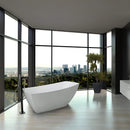 Jacuzzi Stella Unique Size Soaking Tub [JSTF6731BUXXXXW] (SAK70841) - Saksby Wholesale - With Clear Glass View