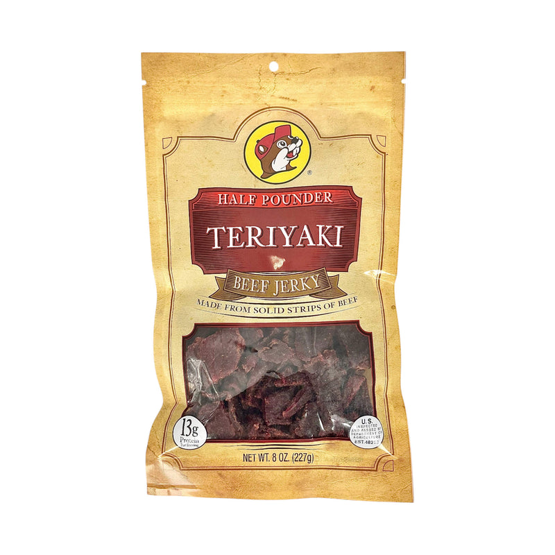 Buc-ee's Premium Teriyaki Beef Jerky - Made From Solid Strips Of Beef (SAK53710)
