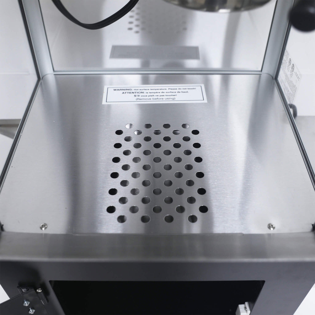 Kaitu Premium Bar-Style 6-Ounce Popcorn Machine Maker Black Sak84170 Saksby - Bottom of Inside