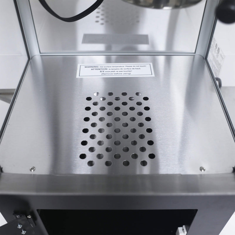 Kaitu Premium Bar-Style 6-Ounce Popcorn Machine Maker Black Sak84170 Saksby - Bottom of Inside