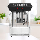 Kaitu Premium Bar-Style 6-Ounce Popcorn Machine Maker Black Sak84170 Saksby - Lifestyle Front View on Kitchen Island