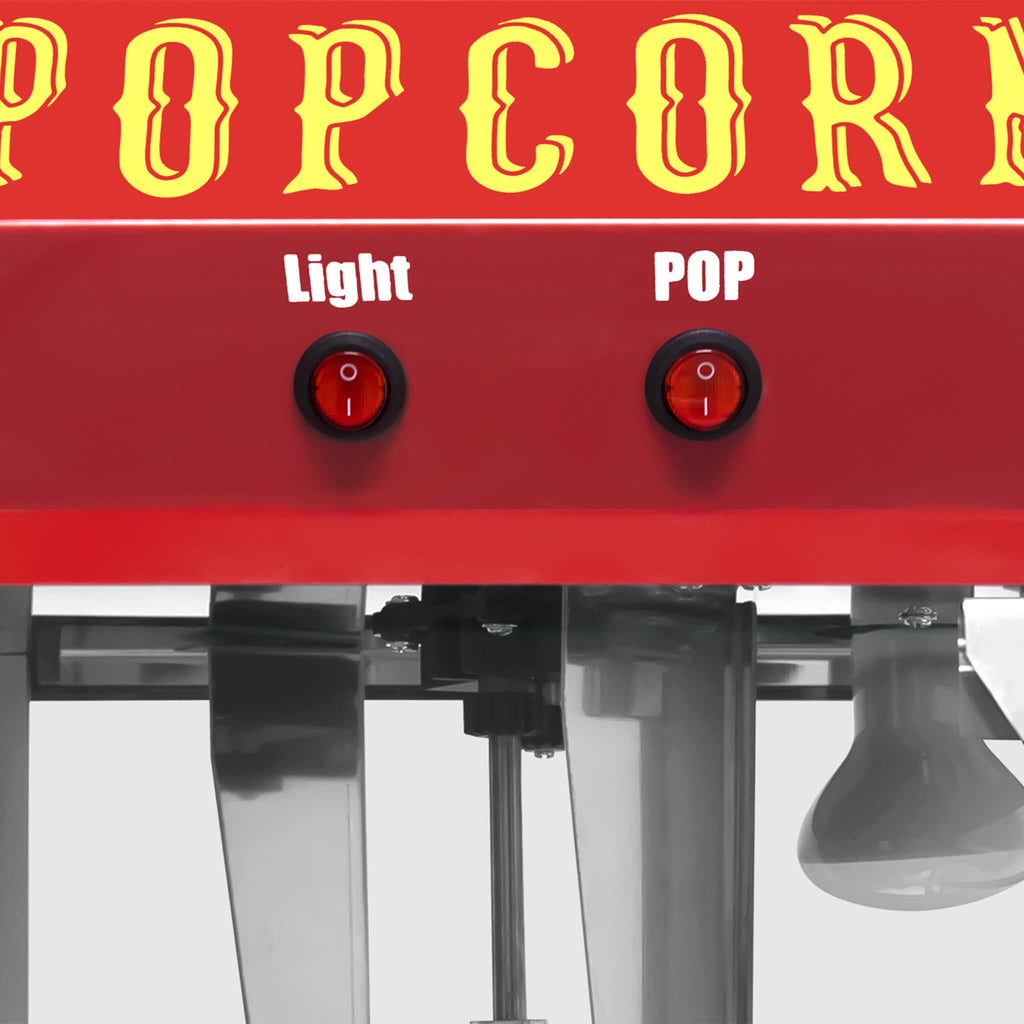 Kaitu Premium Bar Style 6-Ounce Popcorn Machine Maker Red SAK84170 Saksby - Switches