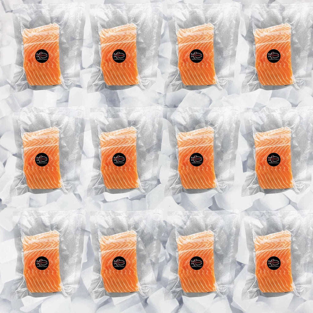 Premium Freshwater New Zealand Skin On King Salmon (Bulk Case) (SAK28937)