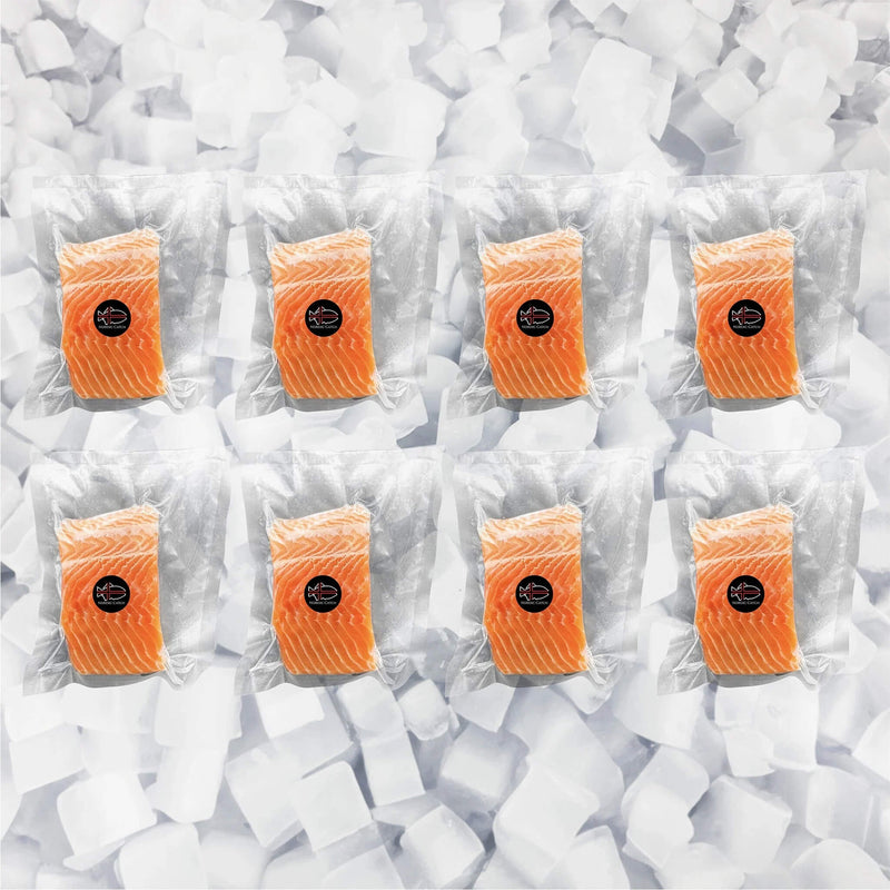 Premium Freshwater New Zealand Skin On King Salmon (Bulk Case) (SAK28937)