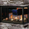 Kingsman Atrium 42"  Clean View Peninsula Direct Vent Gas Fireplace SAKSBY - Cannon Balls View