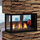 Kingsman Atrium 42"  Clean View Peninsula Direct Vent Gas Fireplace SAKSBY - Crystal View