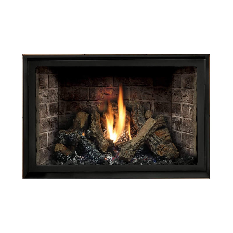 Kingsman Solace II 36" Zero Clearance 24K BTU Direct Vent Gas Fireplace SAKSBY - Front View