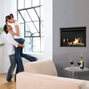 Kingsman ZCV 36" Zero Clearance Clean View Direct Vent Gas Fireplace (SAK85793) SAKSBY - Demonstration View