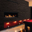 Kingsman ZCVRB 47" Linear Zero Clearance Tempered Glass Direct Vent Gas Fireplace (SAK23415) SAKSBY - Living Room View