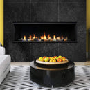 Kingsman ZCVRB 47" Linear Zero Clearance Tempered Glass Direct Vent Gas Fireplace (SAK23415) SAKSBY - Living Room View