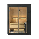 Kohler C1 Indoor Sauna Kit Graphite Gray Freestanding Alcove Design Up to 5 Persons (SAK93182) - Saksby Wholesale - 2 Capacity, No Floor, No Upgrade