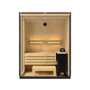 Kohler C1 Indoor Sauna Kit Graphite Gray Freestanding Alcove Design Up to 5 Persons (SAK93182) - Saksby Wholesale - Inside View
