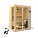 Kohler C1 Indoor Sauna Scandinavian Spruce Luxury Home Sauna Up to 5 Persons (SAK60418) - Saksby Wholesale - 2 Capacity Full Floor W/ Installation