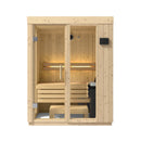 Kohler C1 Indoor Sauna Scandinavian Spruce Luxury Home Sauna Up to 5 Persons (SAK60418) - Saksby Wholesale - 2 Capacity No Floor No Upgrade