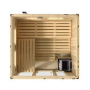 Kohler C1 Indoor Sauna Scandinavian Spruce Luxury Home Sauna Up to 5 Persons (SAK60418) - Saksby Wholesale - 5 Capacity Full Floor No Upgrade